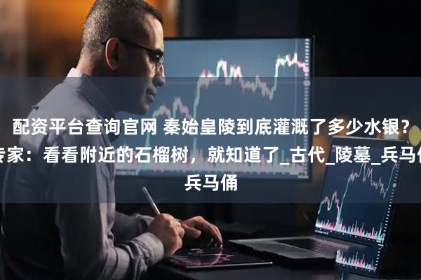 配资平台查询官网 秦始皇陵到底灌溉了多少水银？专家：看看附近的石榴树，就知道了_古代_陵墓_兵马俑